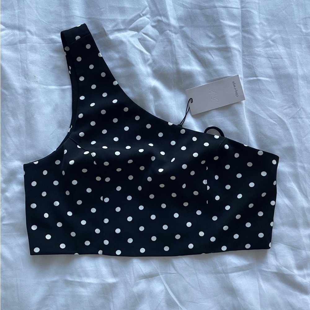 NWT Cinq a Sept Maayan Polka Dot Top